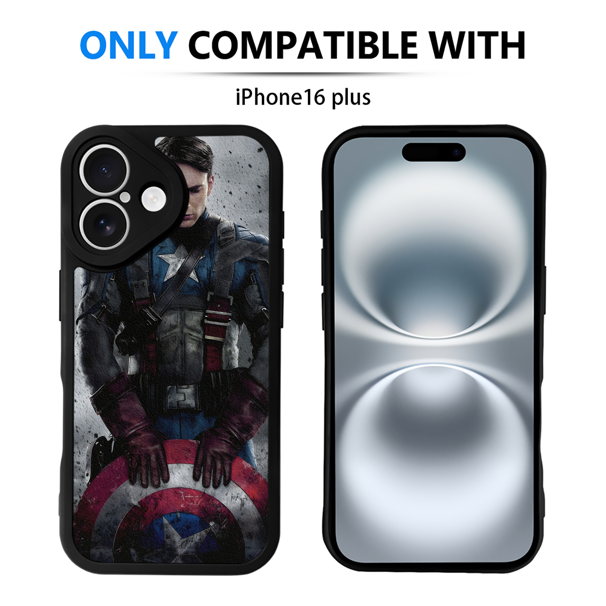 （画像用） アベンジャーズ The Avengers 【iPhone 16シリーズ対応】シリコンスマホケース（レザー調） 材質：シリコン